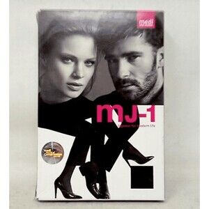 Mediven City MJ24523 Regular Pair Calf 15-20mm Ct Jet Black, Medium, MJ-1 City